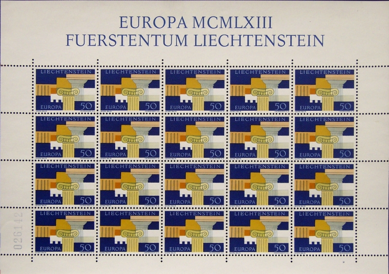 Liechtenstein - 1963 - Foglietto Europa.jpg